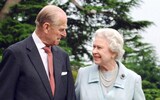 The late Queen and Prince Philip 