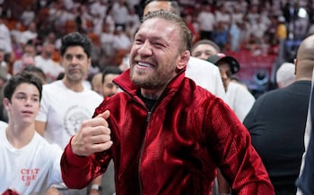 McGregor has not fought since injuring his left leg in a defeat to Poirier in July 2021