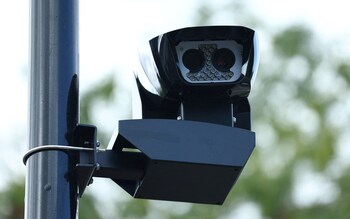 An enforcement camera in Ickenham, outer London, now part of the ultra-low emission zone