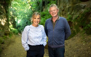 Mel Giedroyc and Martin Clunes visit literary sites in Dorset