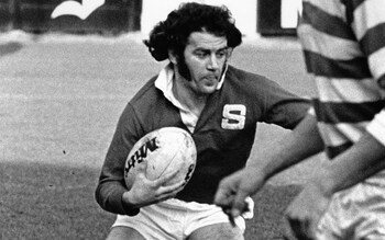 David Watkins in action for Salford in 1974