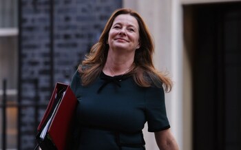 Education Secretary Gillian Keegan leaves the weekly cabinet meeting at 10 Downing Street