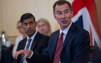The Prime Minister Rishi Sunak and Chancellor Jeremy Hunt