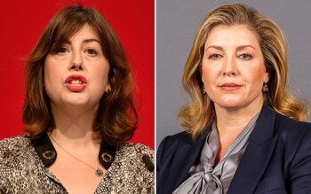Lucy Powell, left, and Penny Mordaunt